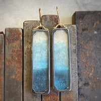 Framed Lazulite Earrings